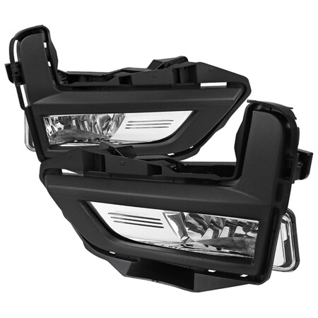 Spec-D Tuning Nissan Rogue Replacement Driving Lamps Bumper Fog Lights 17-19, PK2 LF-RGE17COEM-HZ